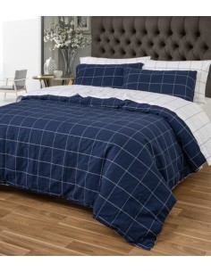 -30% CHECK Completo Lenzuolo matrimoniale cotone tinto filo no stiro!!