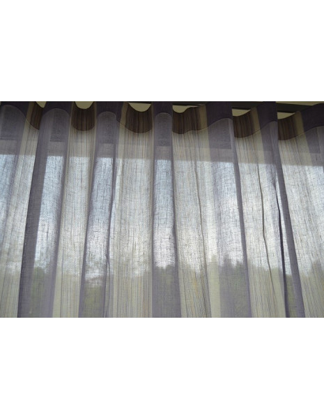 CIRUELO Telo Tendaggio -50% Fibra Naturale Bamboo Lino