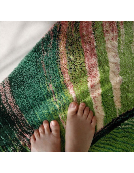 MUSA Tappeto arredo foglia esotica cotone