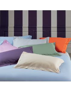 BOSSANGOLO Lenzuolo con angoli cotone percalle vari colori