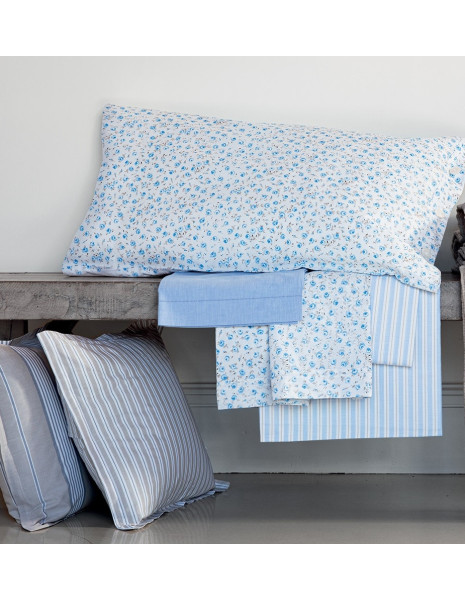 FLORINE Completo letto singolo cotone percalle