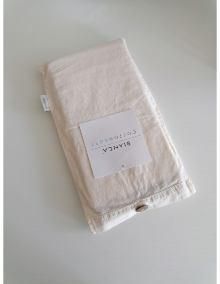 NO STIRO Federe sfuse vari colori cotone stone wash