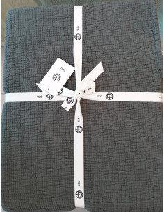 RANTA Copriletto o Telo arredo matrimoniale cotone stone washed 2