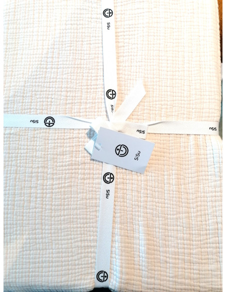 RANTA Copriletto Telo arredo matrimoniale cotone stone washed