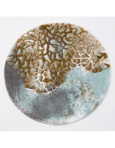 DUNE Tappeto Arredo rotondo cotone lurex