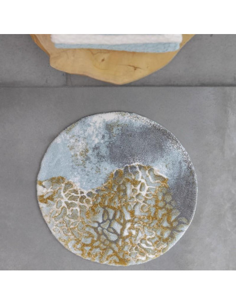 DUNE Tappeto Arredo rotondo cotone lurex