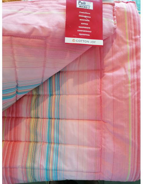 COTTONJOY -40% Copriletto trapuntato singolo tessuto cotone percalle
