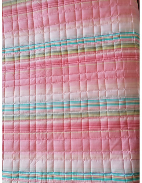 COTTONJOY -40% Copriletto trapuntato singolo tessuto cotone percalle