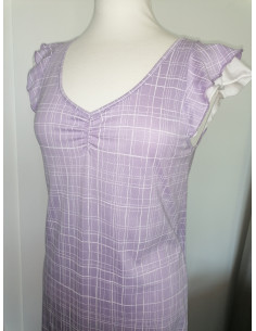 Camicia notte smanicata fresco filato pregiato modal 2