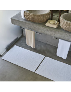 DOUBLE Tappeto Bagno Cotone Massima Assorbenza, 60 colori ABYSS & HABIDECOR