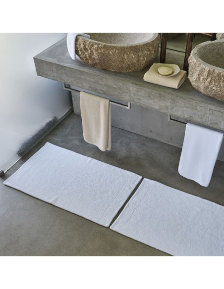 DOUBLE Tappeto Bagno Cotone Massima Assorbenza, 60 colori ABYSS & HABIDECOR