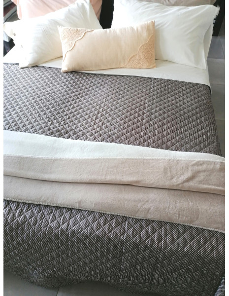 SVAD DONDI LONDON  Copriletto matrimoniale raso cotone ottima qualità