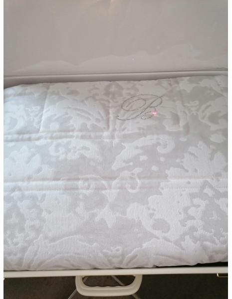BLUMARINE - DANIEL Copriletto trapuntato matrimoniale tessuto jacquard