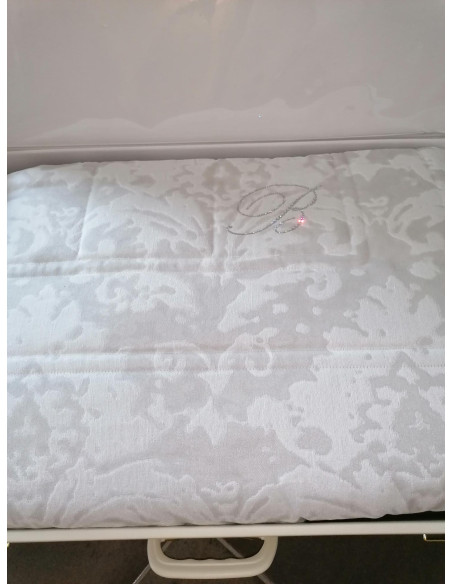 BLUMARINE - DANIEL Copriletto trapuntato matrimoniale tessuto jacquard