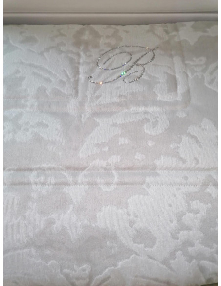 BLUMARINE - DANIEL Copriletto trapuntato matrimoniale tessuto jacquard