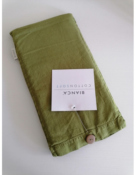 NO STIRO Federe sfuse vari colori cotone stone wash