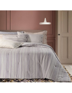 LUISA Trapunta invernale matrimoniale cotone stone washed