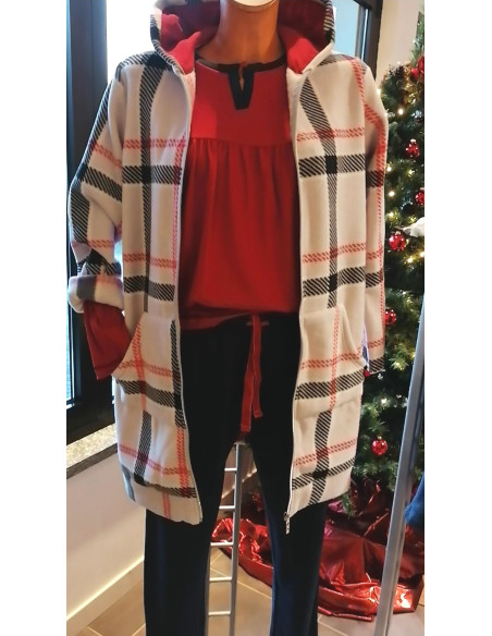 VANCOUVER Vestaglia donna invernale tessuto pile