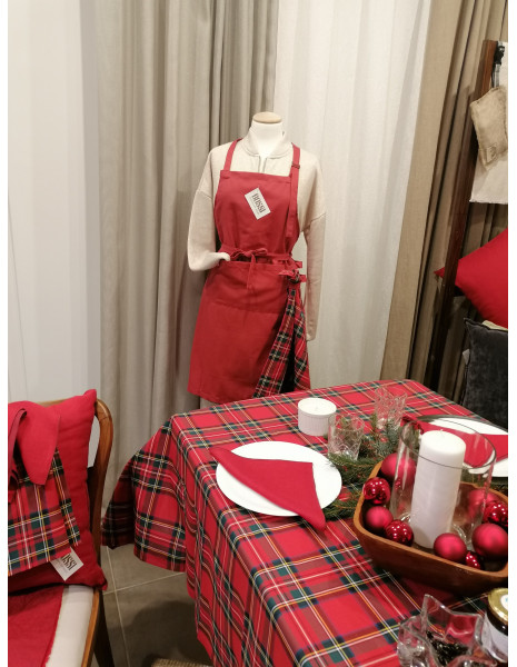 TOVAGLIA 335 Tartan Puro cotone tinto filo varie misure