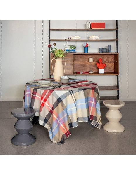 TAVOLA 1417 Tovaglia Rotonda senza tovaglioli cotone tinto filo