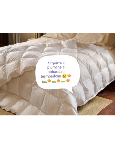 ECOBIO Piumino d'oca Caldo