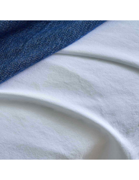CANASTRA Completo Letto matrimoniale con pizzo cotone no stiro