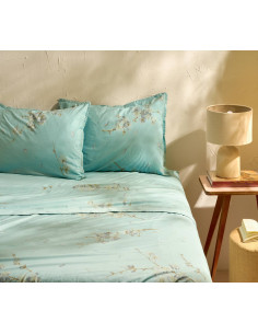 ETOILE Completo Letto matrimoniale cotone NO STIRO 2