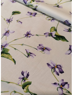TRIADE Tessuto Violette Sateen alta qualità Prodotto made in italy 2