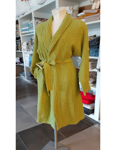 POUSADA Accappatoio cotone egizio colore verde