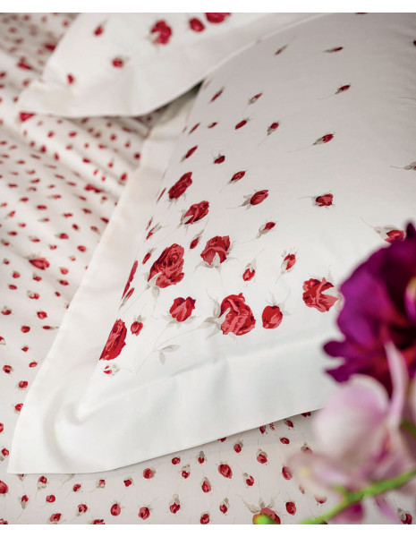SOGNO Parure Copripiumino matrimoniale raso cotone