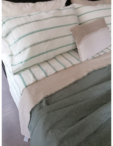 ADELE Completo Letto Lino E Cotone NO STIRO