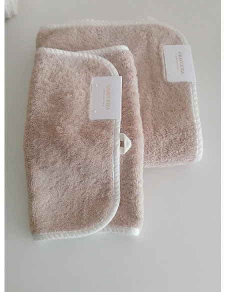 DOUBLE Coppia Asciugamani spugna