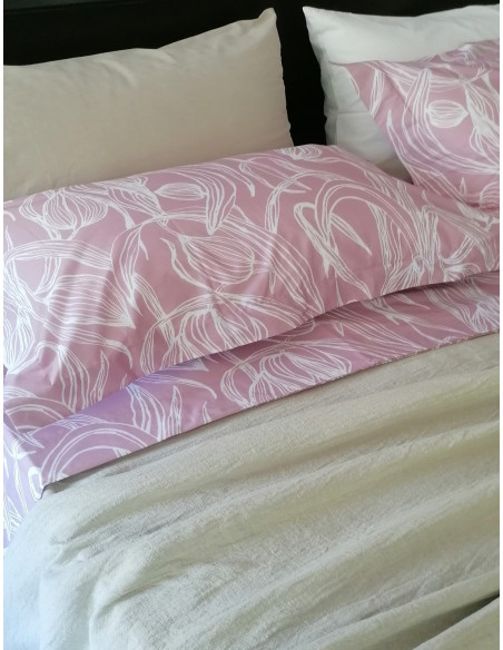 ANNERLEY Completo letto matrimoniale cotone percalle