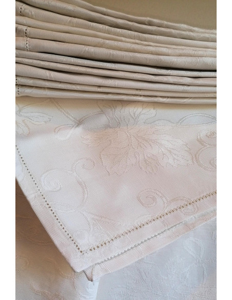 SIGNORIA FIRENZE - GREVE Tovaglia Jacquard da 12 con tovaglioli