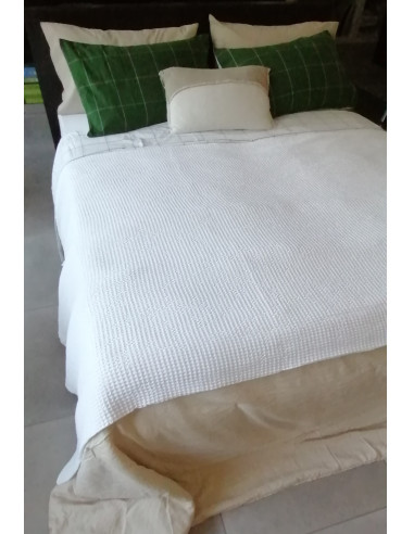 CHECK Completo Lenzuolo matrimoniale cotone no stiro