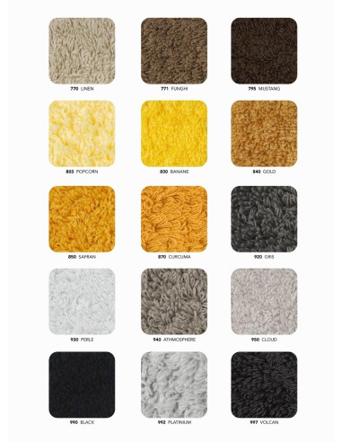 DOUBLE Tappeto Bagno Cotone Massima Assorbenza, 60 colori ABYSS & HABIDECOR