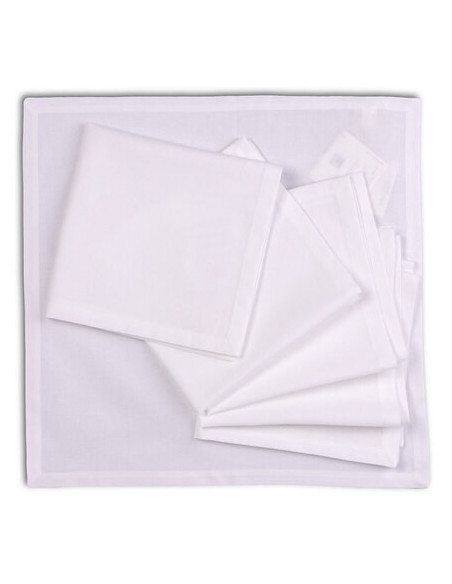 SET 4 Pezzi tovaglioli gabardin cotone