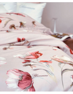 FLEURETTE Completo Copripiumino raso cotone 2