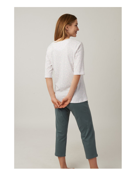 DAILY5 Pigiama donna cotone offerta CANAT