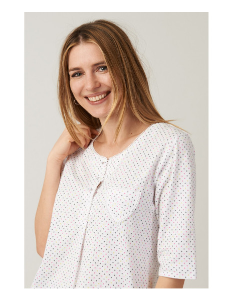 DAILY5 Pigiama donna cotone offerta CANAT