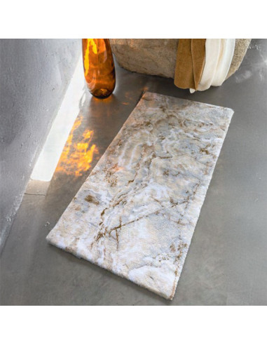 CASTELLO Tappeto arredo cotone egizio con filo lurex