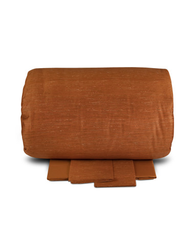 FINISETA Completo copripiumino matrimoniale raso cotone