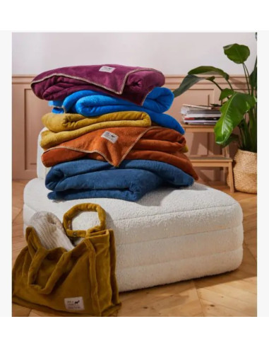 BIEN AU CHAUD Coperta plaid micro pile