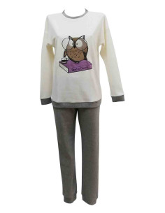 Offerta MARYHOME - MINERVA Pigiama donna caldo invernale