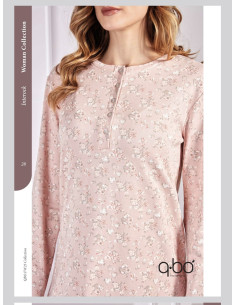 PROVENZA Camicia notte donna cotone interlock 2