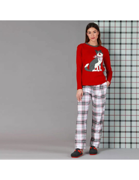 BAU Pigiama donna puro cotone interlock flanella BAU Pigiama donna puro cotone interlock flanella