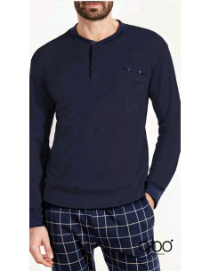 QUADRI Pigiama uomo puro cotone interlock 2