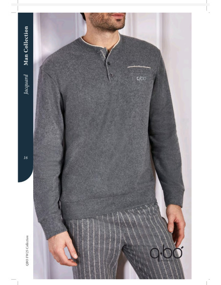 GESSATO Pigiama caldo cotone invernale