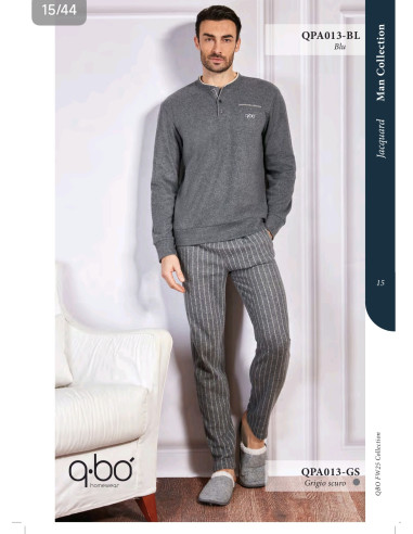 GESSATO Pigiama caldo cotone invernale