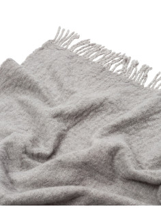 DIONISO Plaid Grigio Pura Lana Vergine extrafine 2